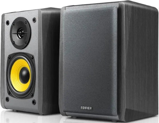 Edifier R1010BT - 2.0 Lifestyle Bookshelf Bluetooth Studio Speakers Black - 3.5mm AUX/RCA/BT/Connects 2 Bluetooth devices/Built-in amplifier BLACK EDIFIER