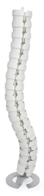 Elsafe: Umbilical Cable Management - Pathfinder Ceiling to Floor 2820mm in White Deals499