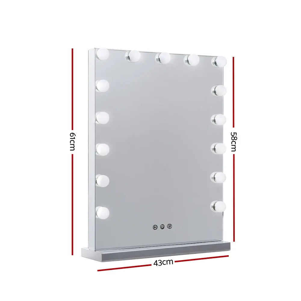 Embellir Hollywood Makeup Mirror With Light 15 LED Bulbs Lighted Frameless Deals499