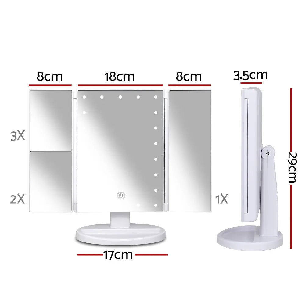 Embellir LED Tri-Fold Make Up Mirror Deals499