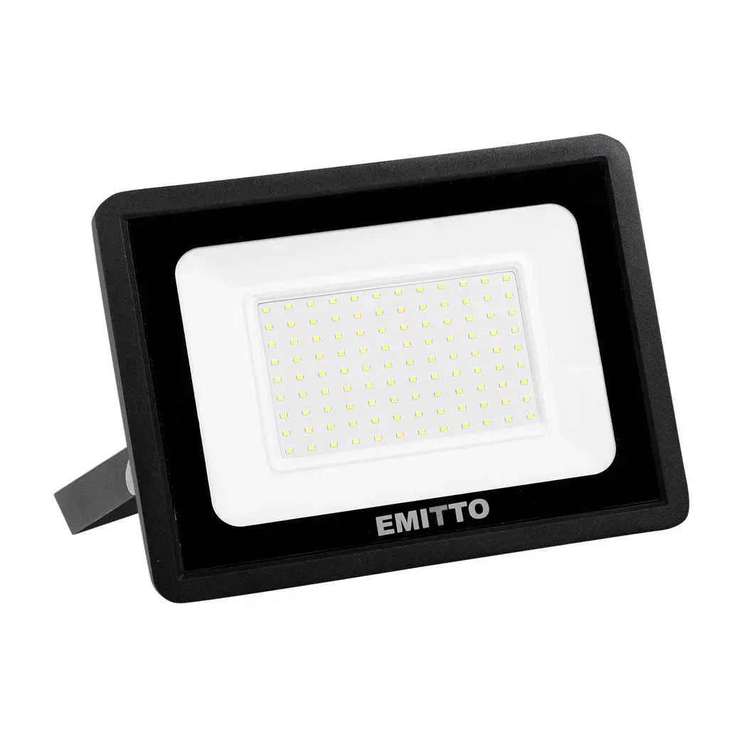 Emitto LED Flood Light 100W Outdoor Floodlights Lamp 220V-240V Cool White Deals499