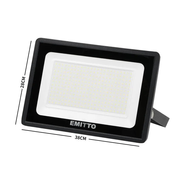 Emitto LED Flood Light 200W Outdoor Floodlights Lamp 220V-240V Cool White Deals499