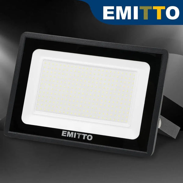 Emitto LED Flood Light 200W Outdoor Floodlights Lamp 220V-240V Cool White Deals499