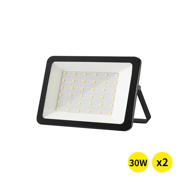 Emitto LED Flood Light 30W Outdoor Floodlights Lamp 220V-240V Cool White 2PCS Deals499