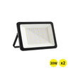 Emitto LED Flood Light 30W Outdoor Floodlights Lamp 220V-240V Cool White 2PCS Deals499
