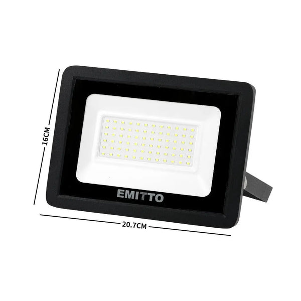 Emitto LED Flood Light 50W Outdoor Floodlights Lamp 220V-240V Cool White Deals499