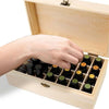 Essential Oil Storage Box Wooden 25 Slots Aromatherapy Container Organiser Deals499