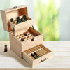 Essential Oil Storage Box Wooden 59 Slots Aromatherapy Organiser Container Case Deals499