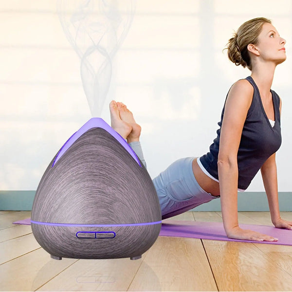 Essential Oils Ultrasonic Aromatherapy Diffuser Air Humidifier Purify 400ML Violet Deals499