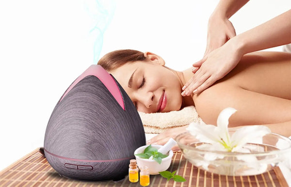 Essential Oils Ultrasonic Aromatherapy Diffuser Air Humidifier Purify 400ML Violet Deals499