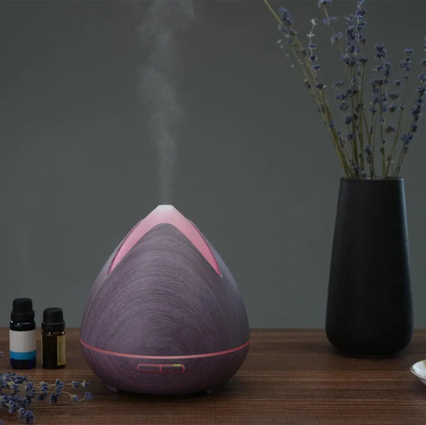 Essential Oils Ultrasonic Aromatherapy Diffuser Air Humidifier Purify 400ML Violet Deals499