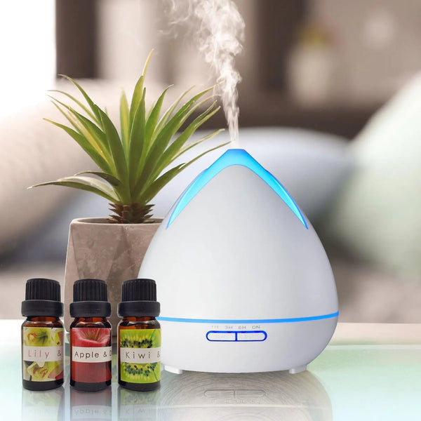 Essential Oils Ultrasonic Aromatherapy Diffuser Air Humidifier Purify 400ML White Deals499