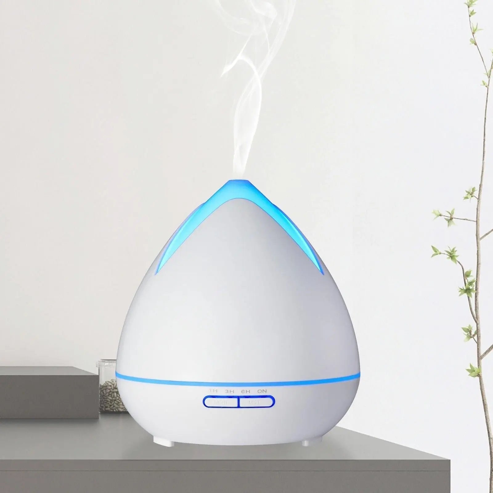 Essential Oils Ultrasonic Aromatherapy Diffuser Air Humidifier Purify 400ML White Deals499