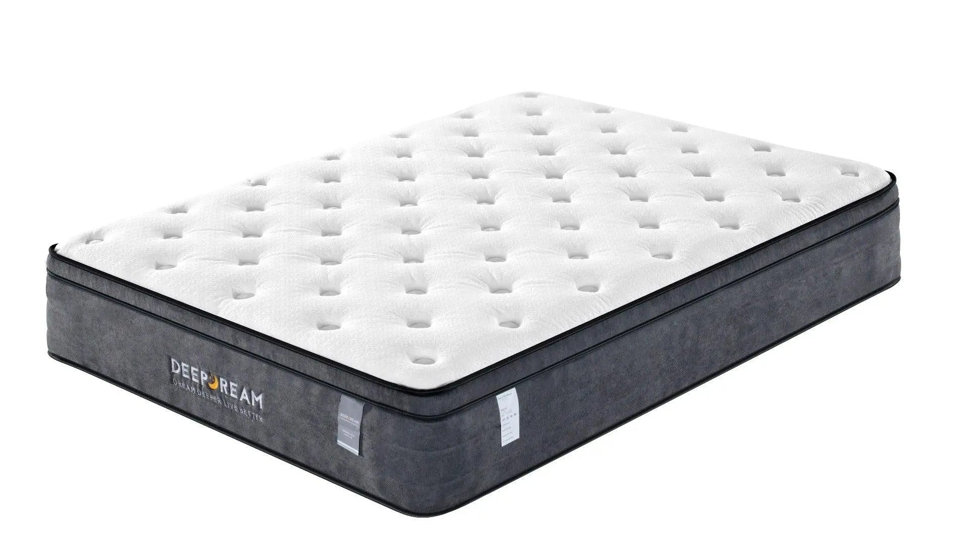 Eurotop Mattress 5 Zone Pocket Spring Latex Foam 34cm - King Single Deals499