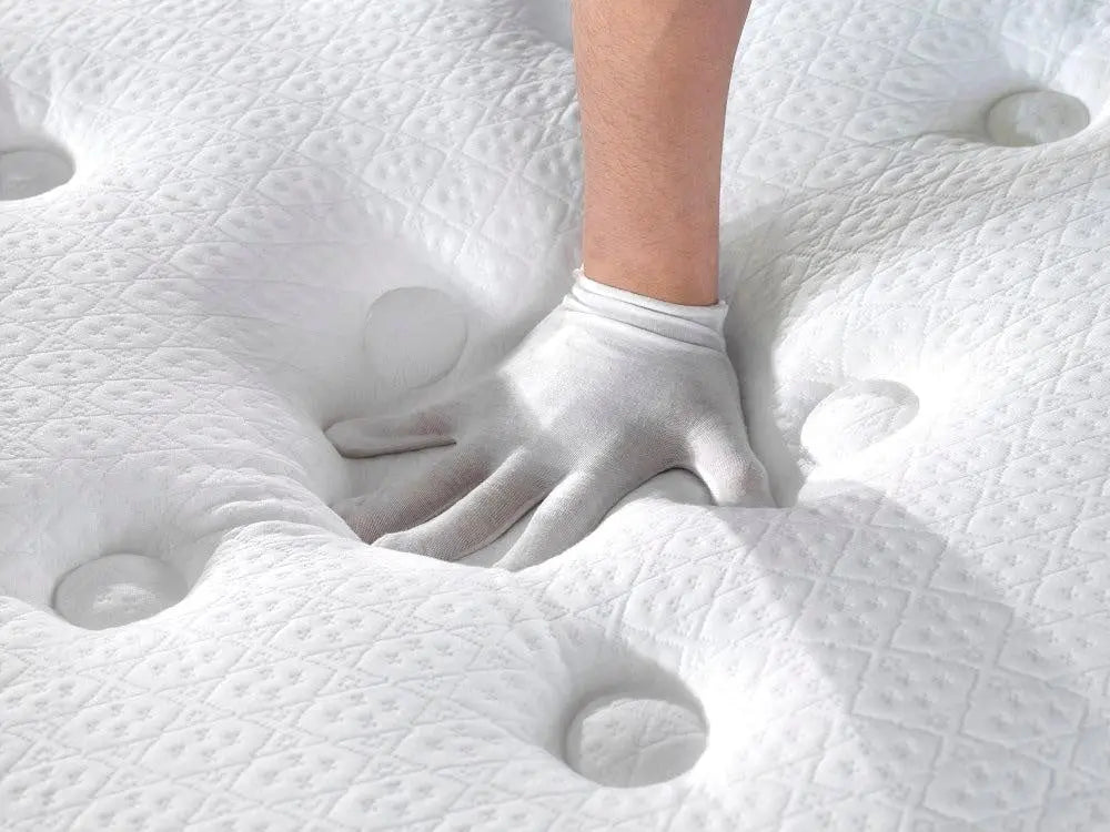 Eurotop Mattress 5 Zone Pocket Spring Latex Foam 34cm - King Single Deals499