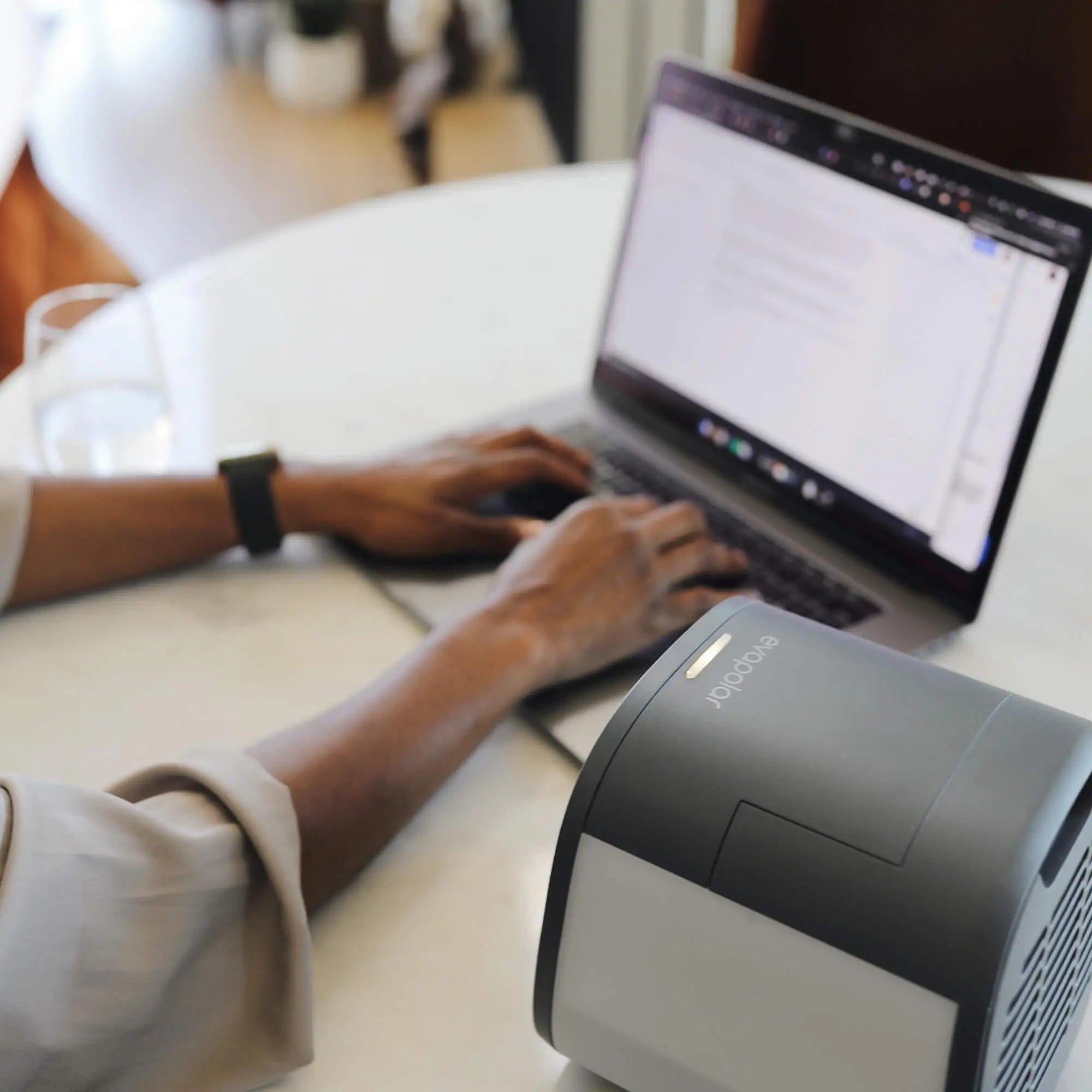 Evapolar evaCHILL Personal Evaporative Air Cooler and Humidifier, Urban Gray Deals499