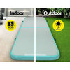 Everfit 3m x 1m Air Track Mat Gymnastic Tumbling Mint Green and Grey Deals499