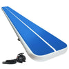 Everfit 6X1M Inflatable Air Track Mat 20CM Thick with Pump Tumbling Gymnastics Blue Deals499