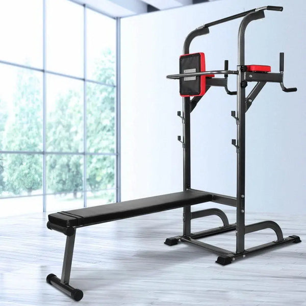Everfit 9-IN-1 Power Tower Weight Bench Multi-Function Station Deals499