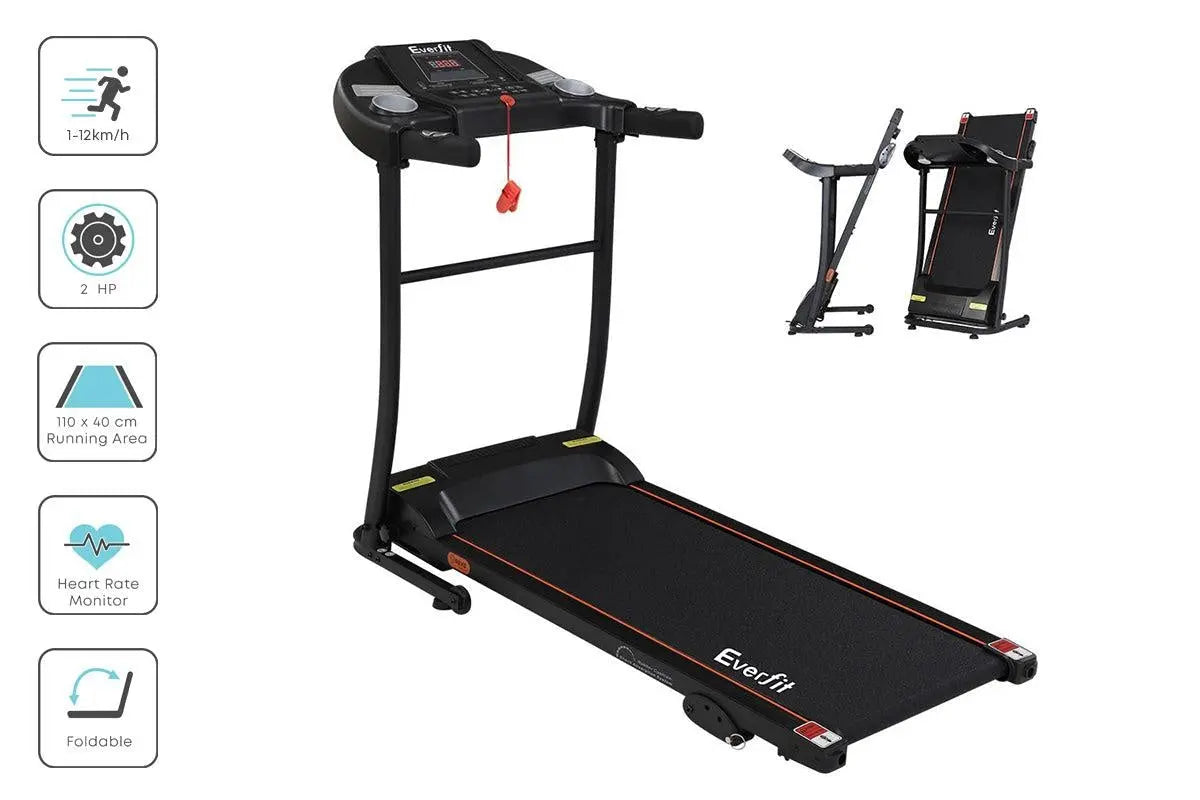 Everfit Electric Treadmill Incline Home Gym Exercise Machine Fitness 400mm Deals499