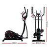 Everfit Elliptical Cross Trainer Exercise Bike Fitness Equipment Home Gym Black Deals499