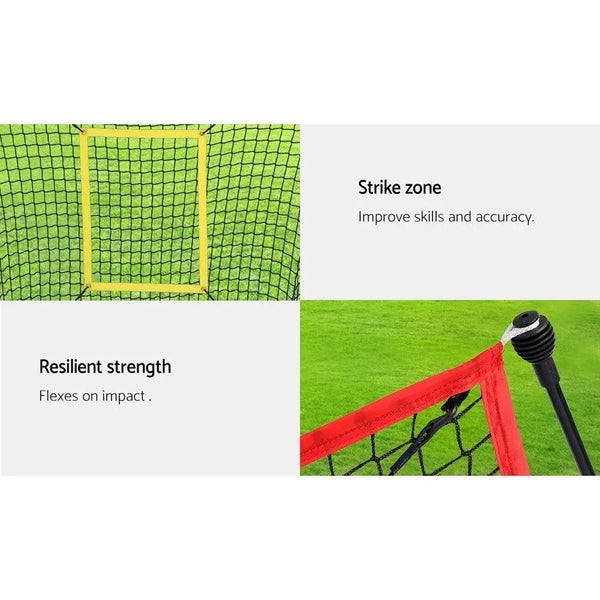 Everfit Portable Baseball Training Net Stand Softball Practice Sports Tennis Deals499