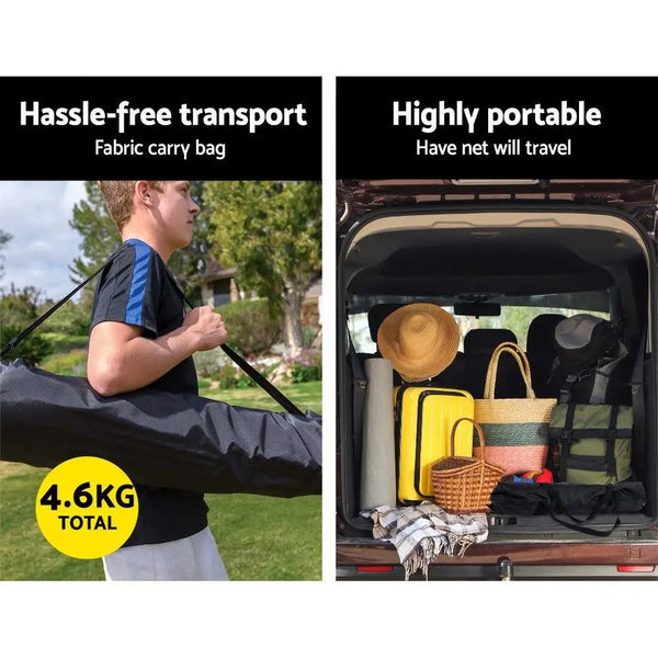 Everfit Portable Soccer Rebounder Net Volley Training Football Goal Pass Trainer Deals499