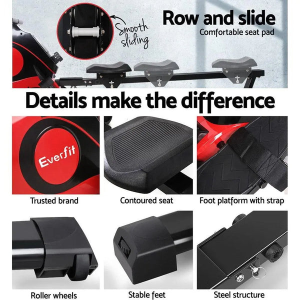 Everfit Resistance Rowing Exercise Machine Deals499