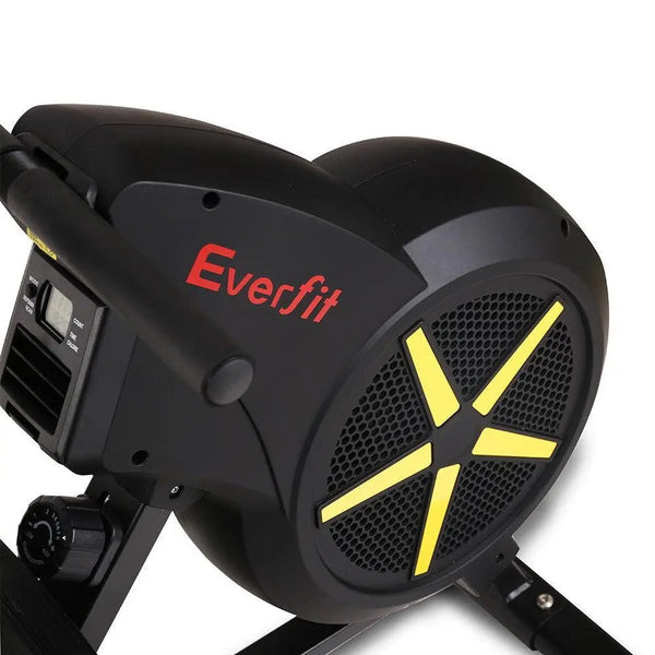 Everfit Rowing Exercise Machine Rower Resistance Fitness Home Gym Cardio Air Deals499