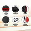 Everfit Vibration Machine Plate Platform Body Shaper Home Gym Fitness Maroon Deals499