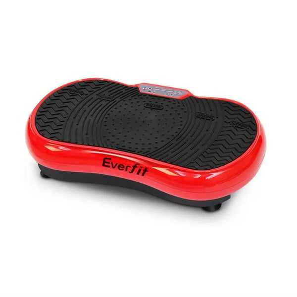 Everfit Vibration Machine Plate Platform Body Shaper Home Gym Fitness Red Deals499