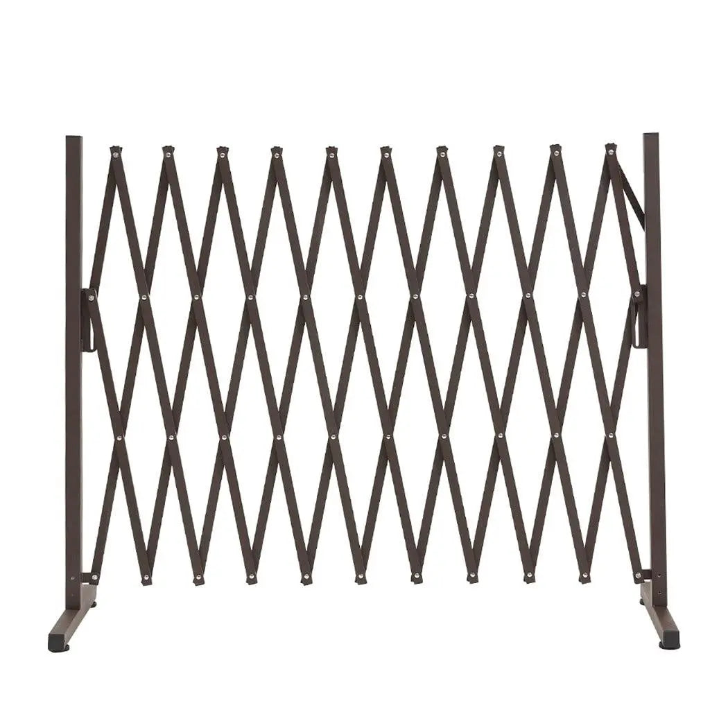 Expandable Metal Steel Safety Gate Trellis Fence Barrier Traffic Indoor Outdoor Deals499