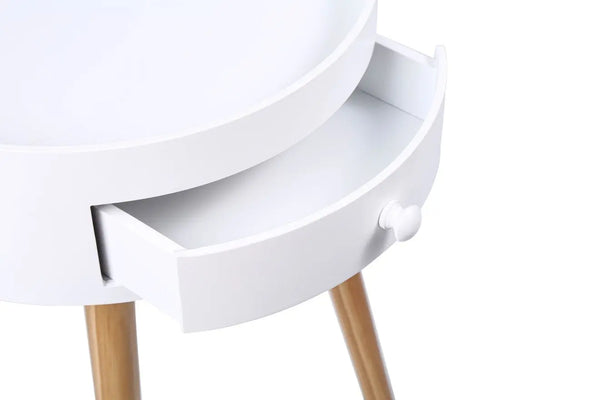 Ezeenq Tray Top Bedside Table Side Table Bedroom Modern Furniture Set of 2 Deals499