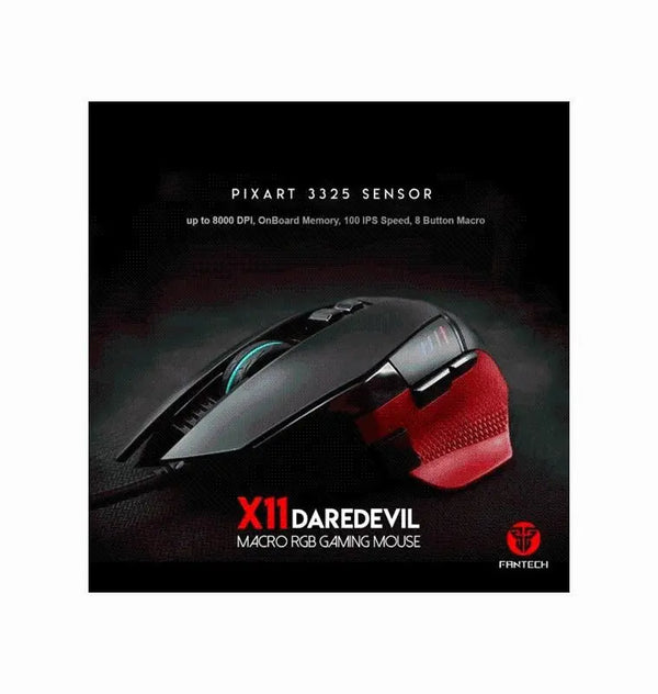 FANTECH X11 Daredevil 8D Macro Programmable Gaming Mouse Deals499