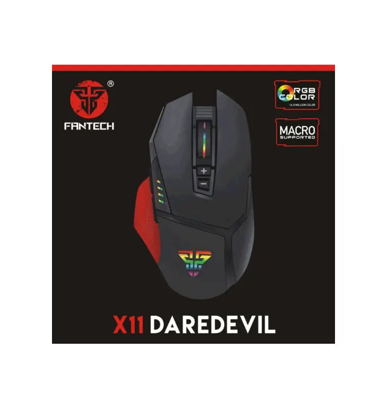FANTECH X11 Daredevil 8D Macro Programmable Gaming Mouse Deals499
