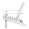 Gardeon Outdoor Sun Lounge Beach Chairs Table Setting Wooden Adirondack Patio - White Deals499
