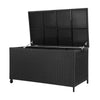 Gardeon 320L Outdoor Wicker Storage Box - Black Deals499