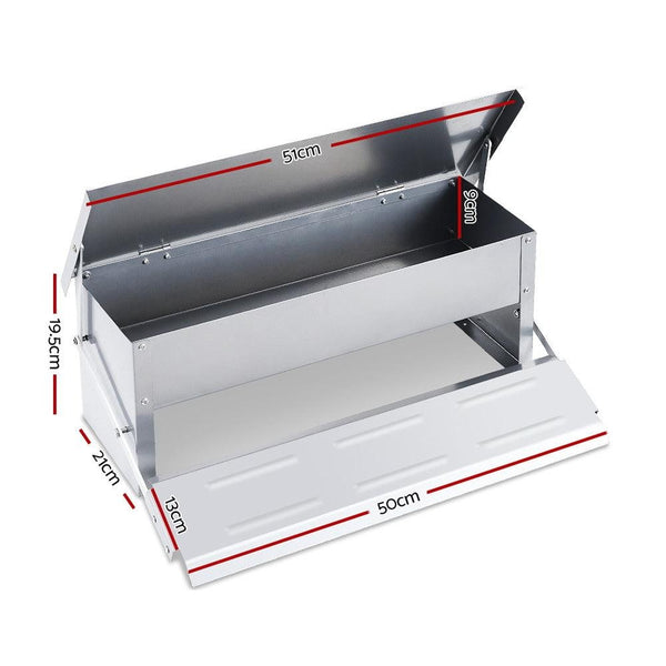 Giantz Auto Chicken Feeder Automatic Chook Poultry Treadle Self Opening Coop Deals499