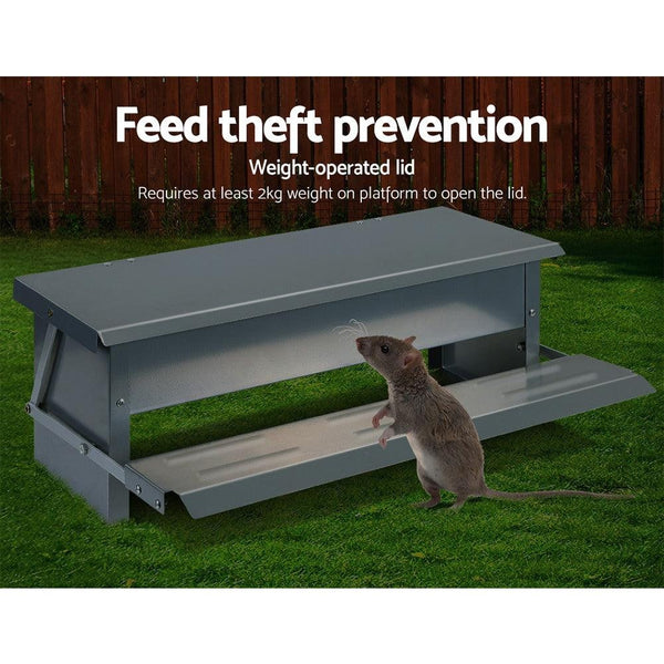Giantz Auto Chicken Feeder Automatic Chook Poultry Treadle Self Opening Coop Deals499