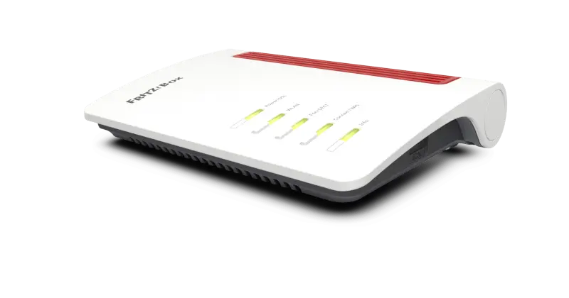 FRITZ! 7530 Dual-Band Wireless AC ADSL2+/VDSL2 Modem Router, 5.0GHz 866Mb/s & 2.4Ghz 400Mb/s, 1x Gigabit WAN Port, 4x RJ45 Gigabit LAN Ports, FRITZ!