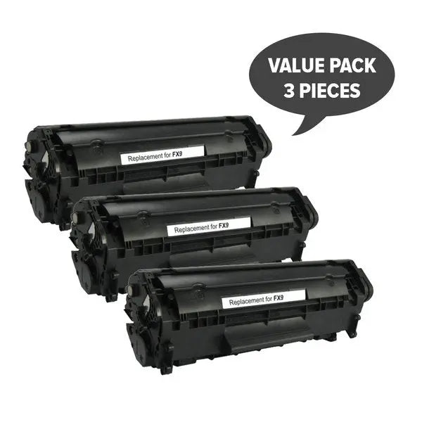 FX-9 Black Premium Generic Toner (Set of 3) CANON