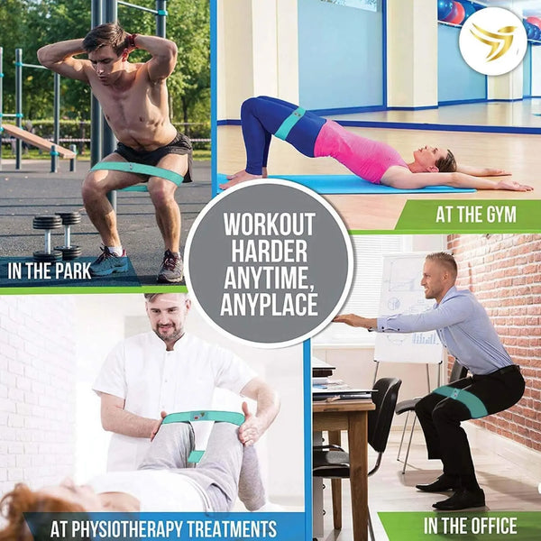 Fabric Resistance Bands Set of 3 Non-Slip Booty Bands for Hip Circle Workout Deals499