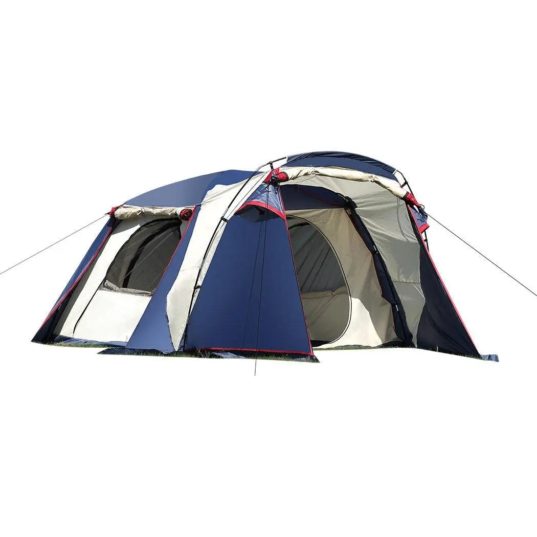 Family Camping Tent Tents Portable Outdoor Hiking Beach  4-6 Person Shade Shelter Deals499