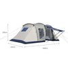 Family Camping Tent Tents Portable Outdoor Hiking Beach 6-8 Person Shade Shelter Deals499