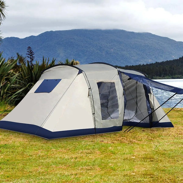 Family Camping Tent Tents Portable Outdoor Hiking Beach 6-8 Person Shade Shelter Deals499