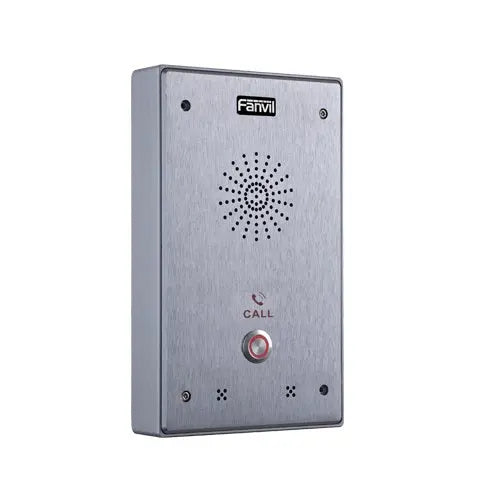 Fanvil i12 Outdoor Audio Intercom - Single Button, Outdoor Rated IP65 + IK10 FANVIL