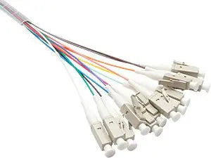Fibre Pigtail LC OM4 Multimode 2m - 12 Pack Rainbow Deals499