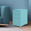 Filing Cabinet Storage Cabinets Steel Metal Home Office Organise 3 Drawer Blue Deals499