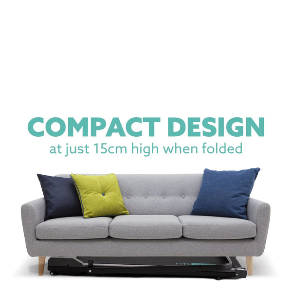 FitSmart FX2000 Electric Treadmill Walking Foldable Home Gym Exercise Black Deals499