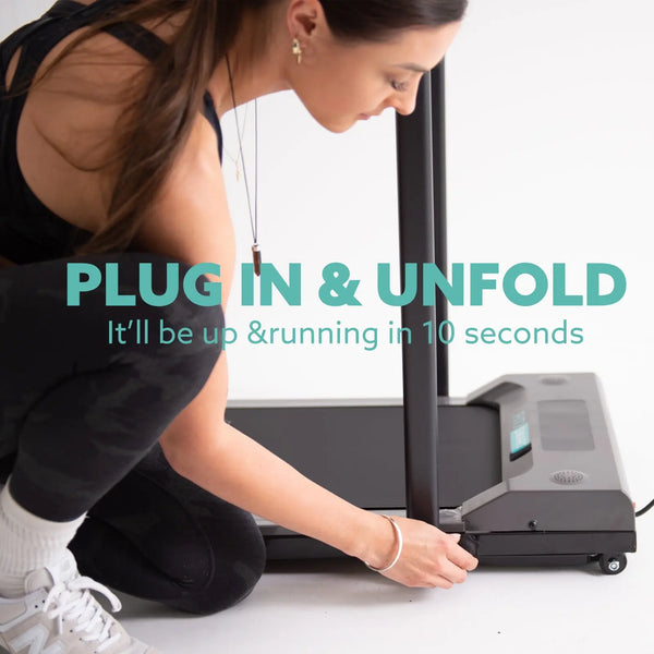 FitSmart FX2000 Electric Treadmill Walking Foldable Home Gym Exercise Black Deals499